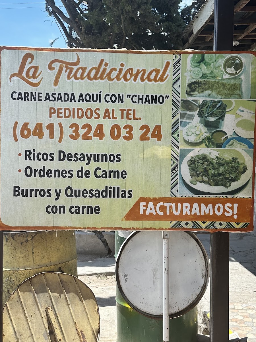 Aqui Con Chano Menu - Image 2